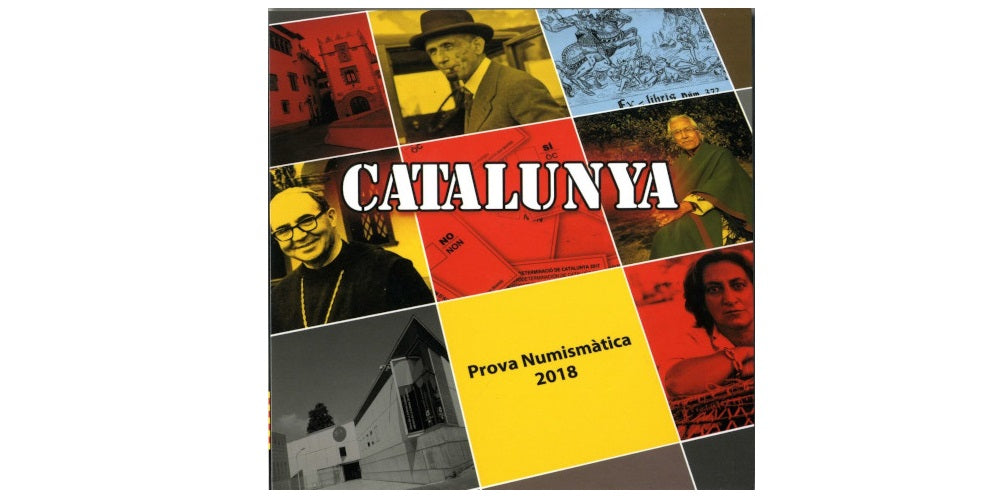 SET DE CATALUÑA 2018 (PROVA NUMISMATICA)