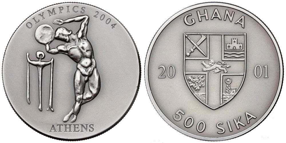 GHANA 500 SIKA 2002 J.J.O.O. ATENAS