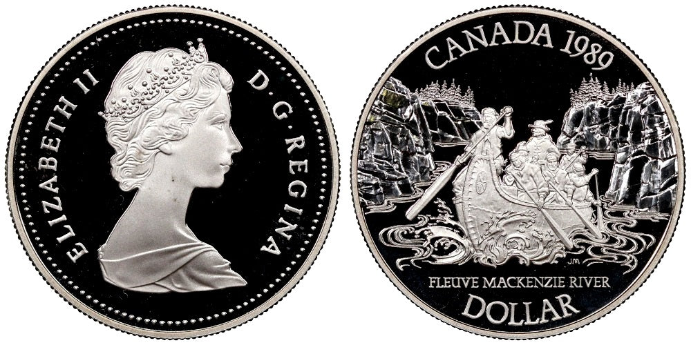 CANADA 1 DOLAR 1989 RIO MACKENCIE