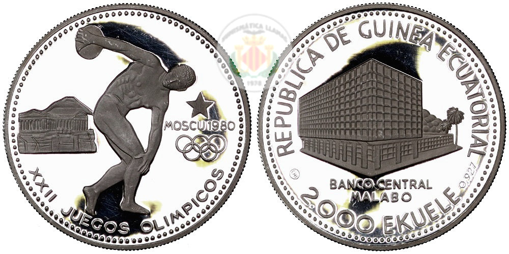 GUINEA ECUATORIAL 2000 EKUELE 1979