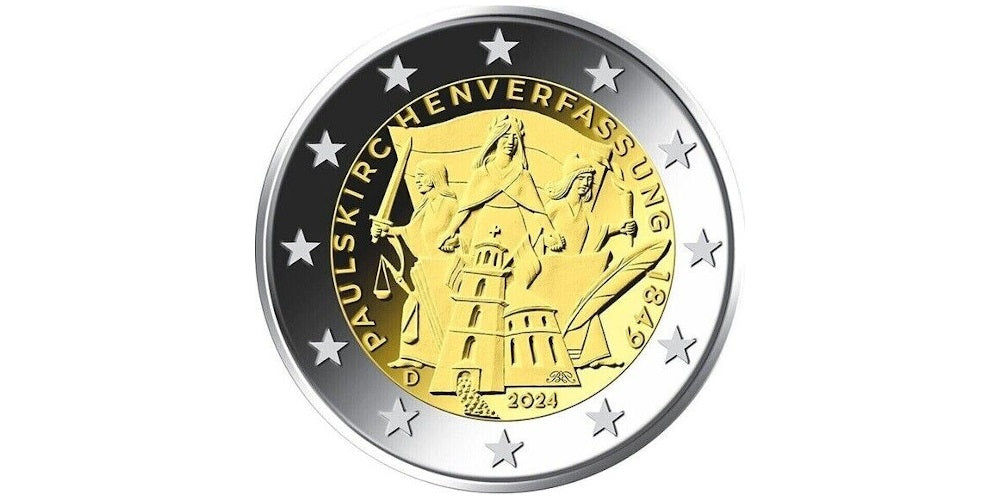 2 EUROS ALEMANIA 2024 PAULSKIRCHE