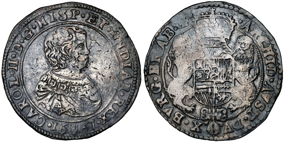 CARLOS II DUCATON 1667 AMBERES