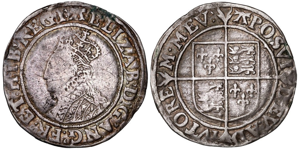 INGLATERRA 1 SHILLING ISABEL I ND (1582-1584) LONDRES