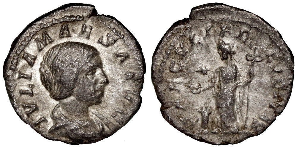 JULIA MAESA (DENARIO) 220 al 222 d.C.