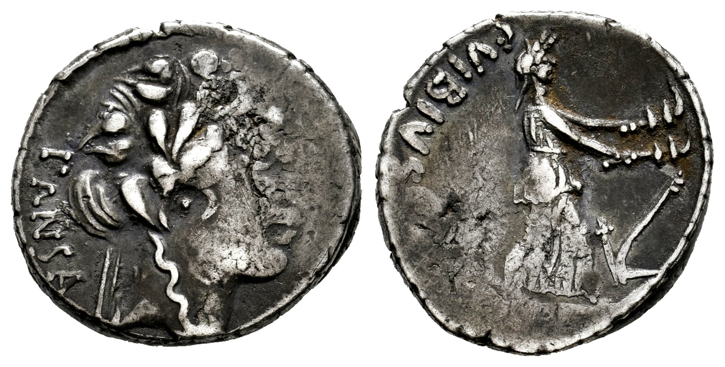 FAMILIA VIBIA (DENARIO) 48 a.C.