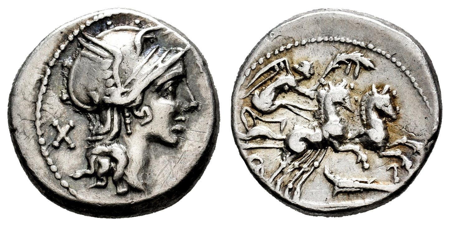 FAMILIA CIPIA (DENARIO) 115 al 114 a.C.