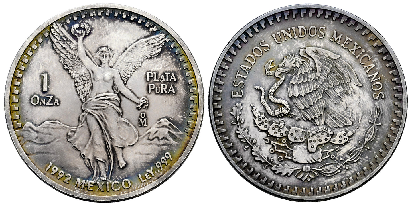 MEXICO 1 ONZA 1992 LIBERTAD
