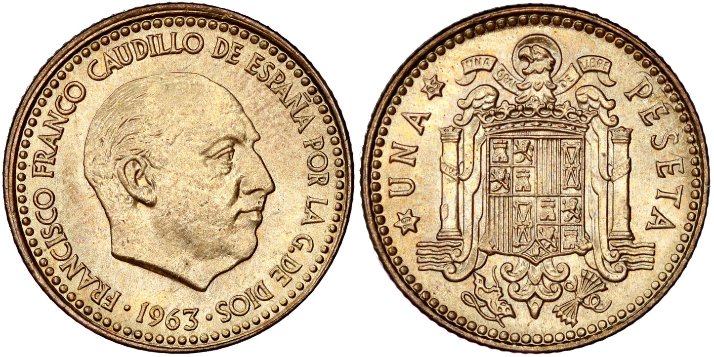 ESTADO ESPAÑOL 1 PESETA 1963*19-65