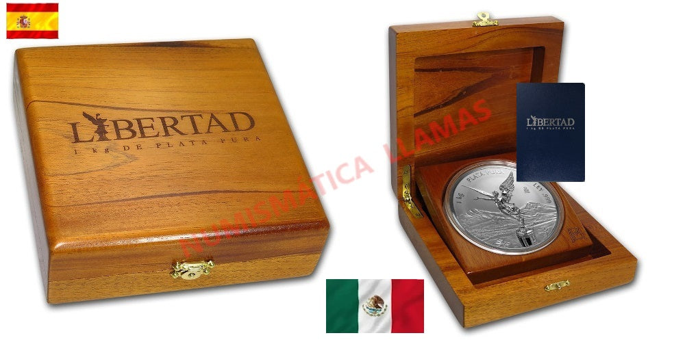 MEXICO 1 KILO DE PLATA PURA 2005 LIBERTAD (32,15 ONZAS)
