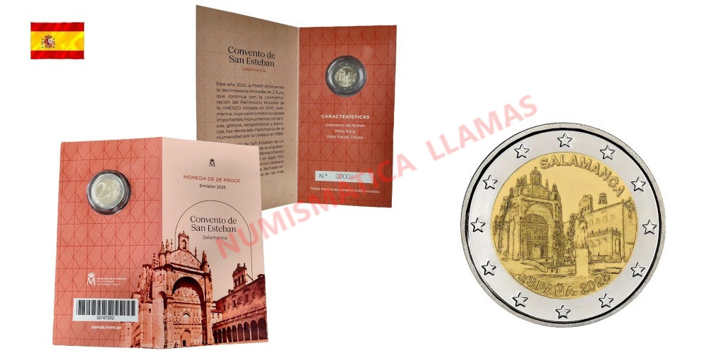 ESPAÑA CARTERA 2 EUROS 2025 SALAMANCA