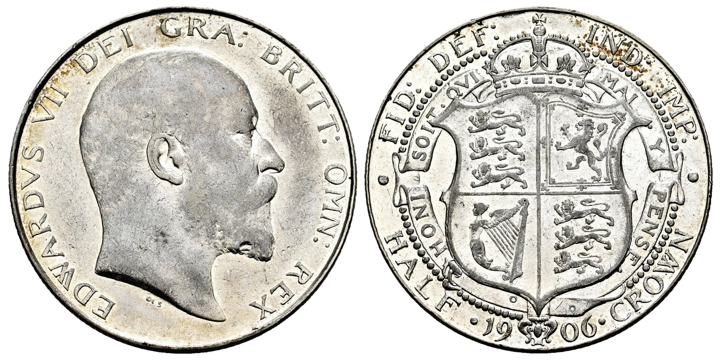 INGLATERRA 1/2 CORONA 1906