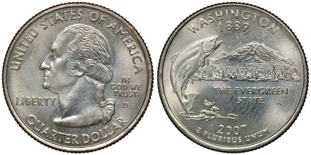 USA 1/4 DOLAR 2007 D WASHINGTON