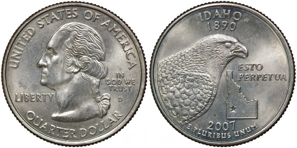 USA 1/4 DOLAR 2007 D IDAHO