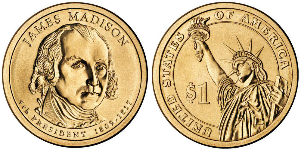 USA 1 DOLAR 2007 D JAMES MADISON