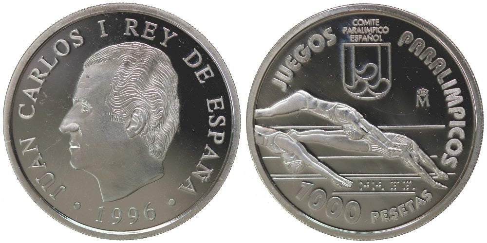 ESPAÑA 1000 PESETAS 1996 JUEGOS PARALIMPICOS