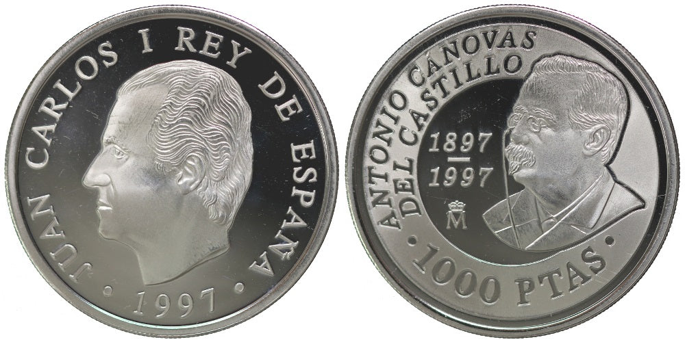 ESPAÑA 1000 PESETAS 1997 CANOVAS DEL CASTILLO