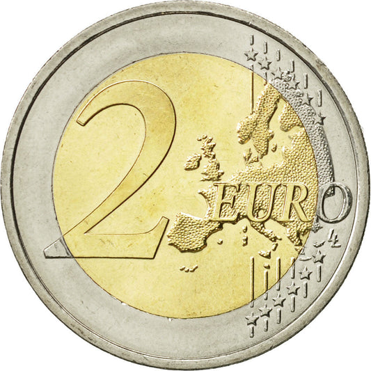 Austria,
2 euros,
Europäischer Vorhang