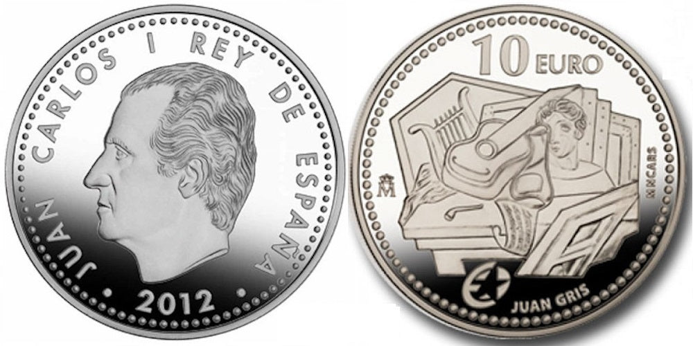 ESPAÑA 10 EUROS 2012 JUAN GRIS