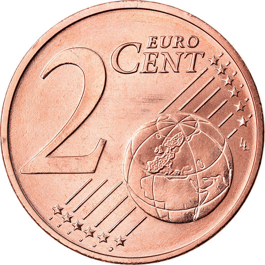 Austria,
2 céntimos de euro,
2017