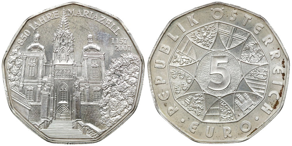 AUSTRIA 5 EUROS 2007