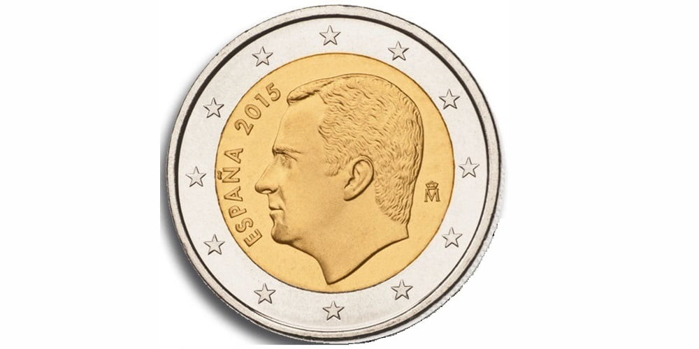 2 EUROS ESPAÑA 2015 PRIMERA EMISION DEL REY FELIPE VI