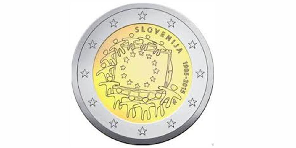 2 EUROS ESLOVENIA 2015 XXX ANIVERSARIO DE LA BANDERA
