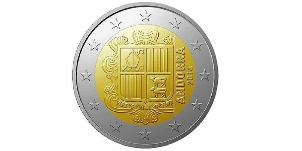 2 EUROS ANDORRA 2014 PRIMERA EMISION DE EURO