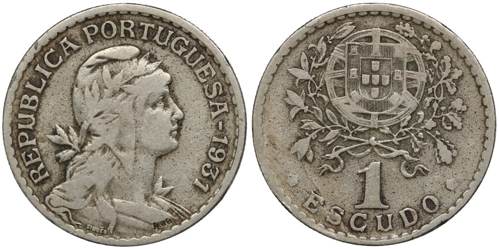 PORTUGAL 1 ESCUDO 1931