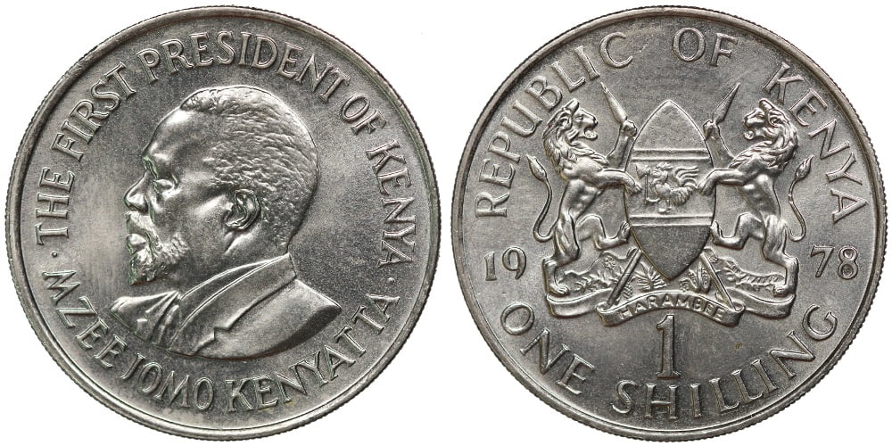 KENIA 1 SHILLING 1978