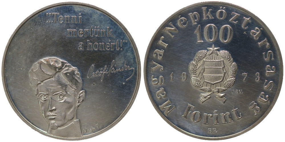 HUNGRIA 100 FORINT 1973