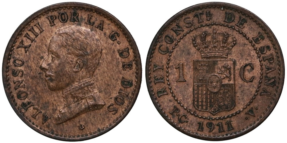 1 CENTIMO 1911