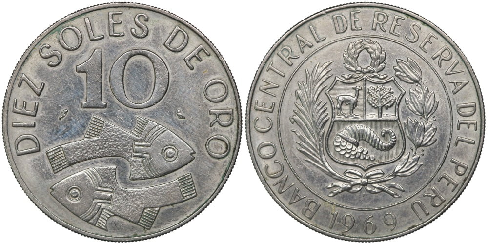 PERU 10 SOLES 1969