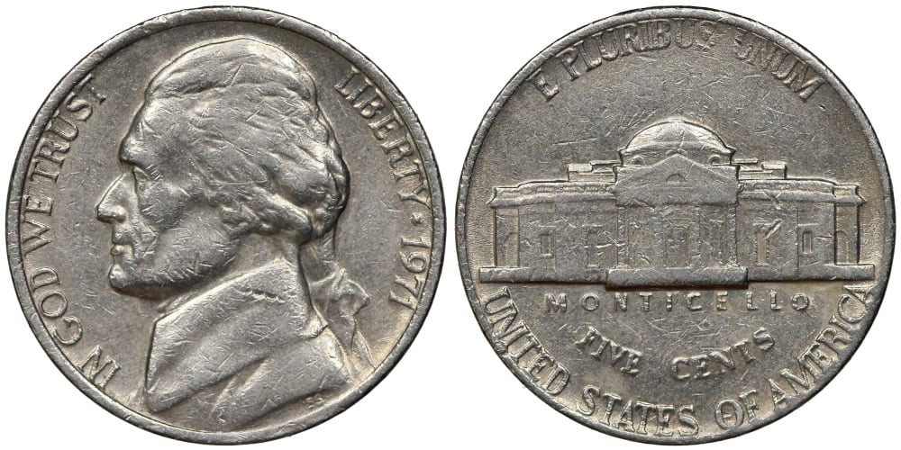 USA 5 CENTAVOS 1971