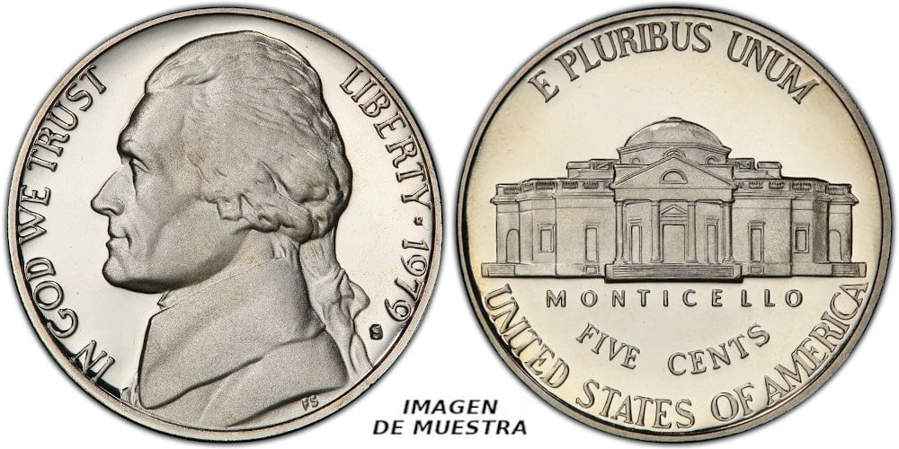 USA 5 CENTAVOS 1979 S TIPO I