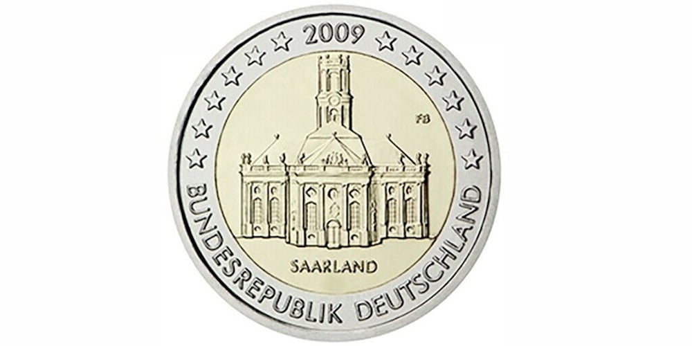 2 EUROS ALEMANIA 2009 CASTILLO DE SAARLAND