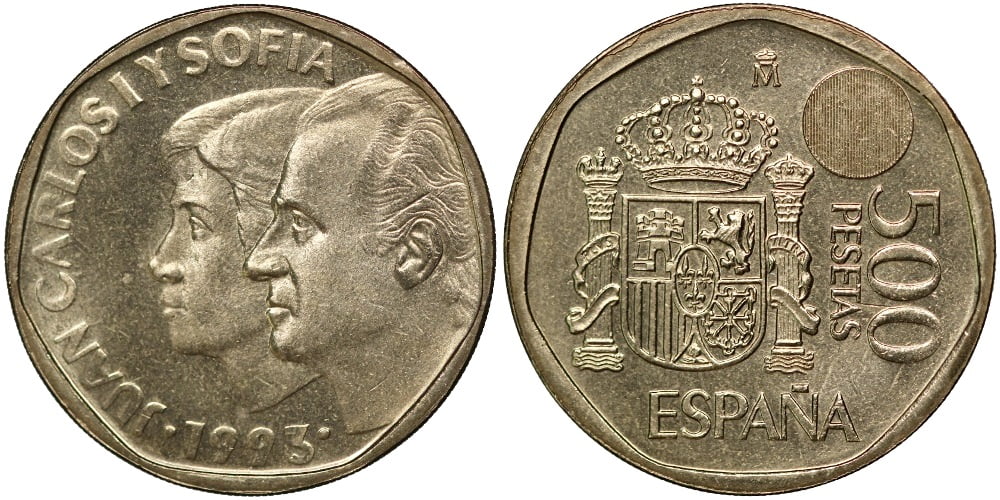 JUAN CARLOS I 500 PESETAS 1993