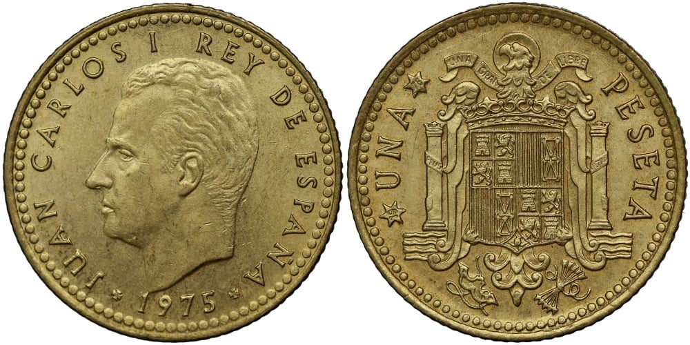 JUAN CARLOS I 1 PESETA 1975*76