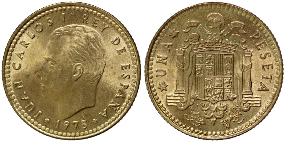 JUAN CARLOS I 1 PESETA 1975*77