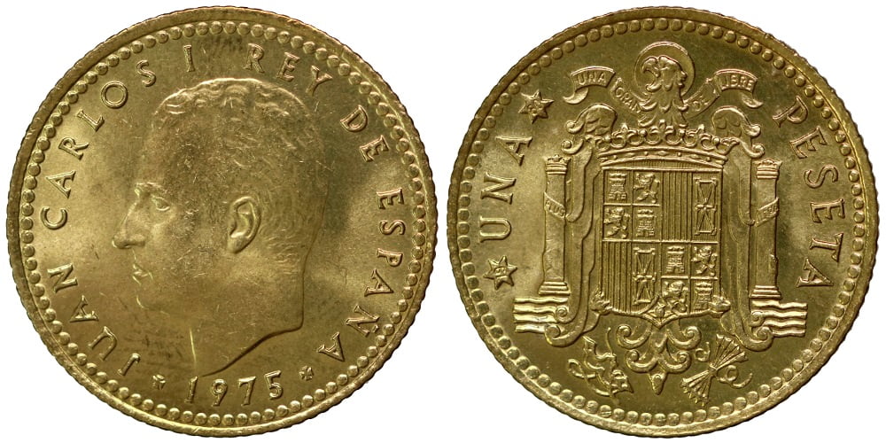 JUAN CARLOS I 1 PESETA 1975*80