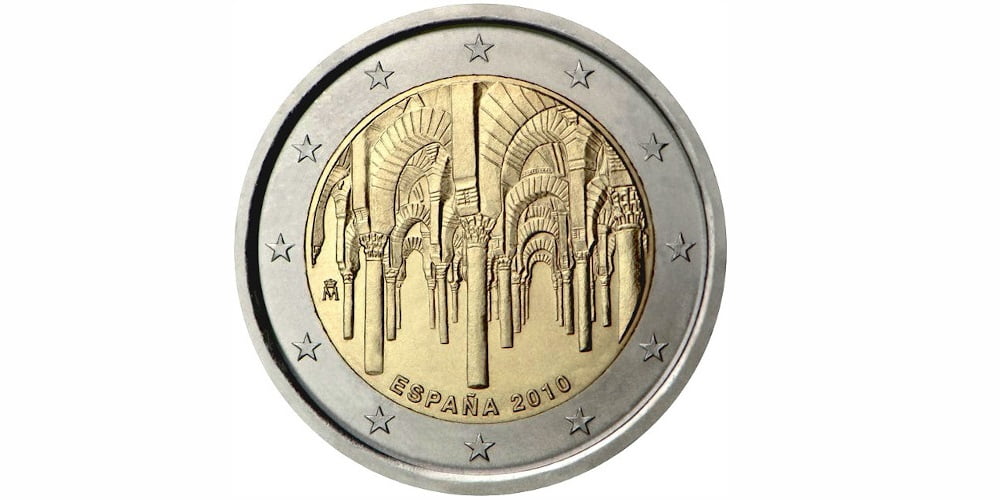 2 EUROS ESPAÑA 2010 MEZQUITA DE CORDOBA