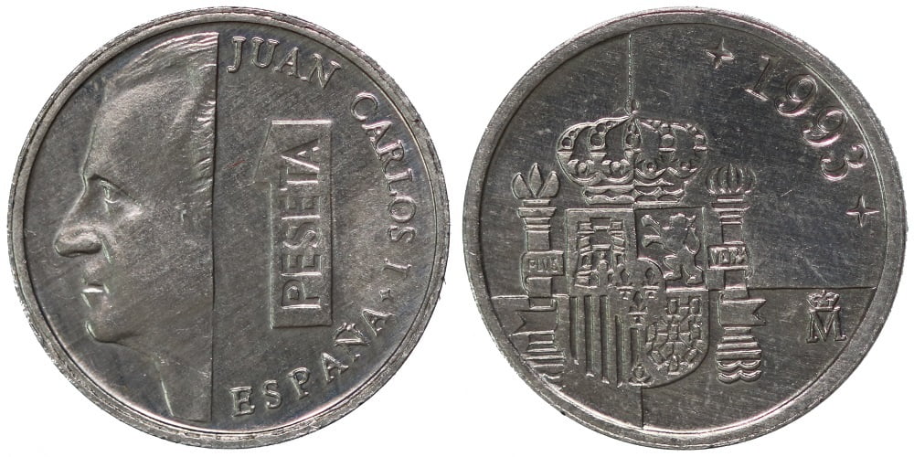 JUAN CARLOS I 1 PESETA 1993