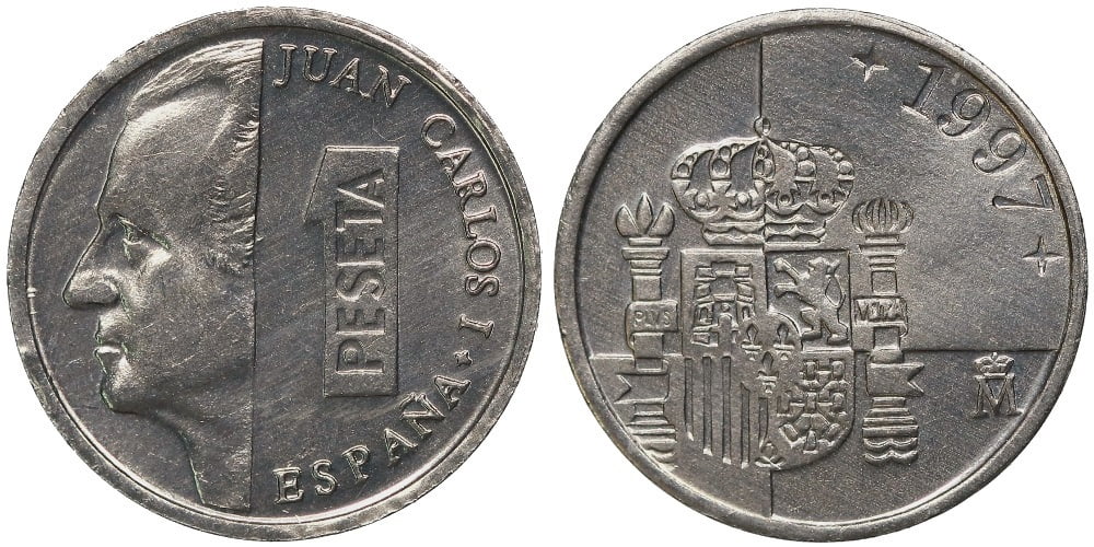JUAN CARLOS I 1 PESETA 1997