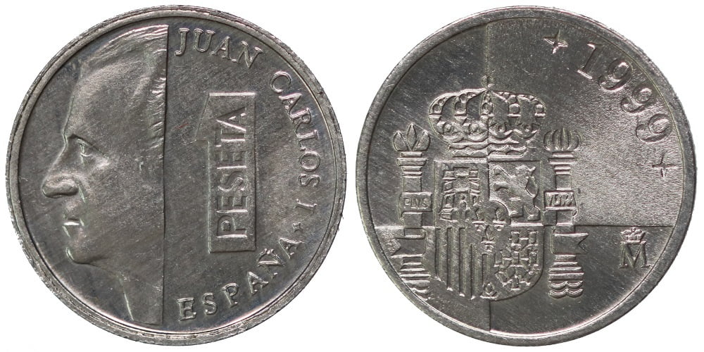 JUAN CARLOS I 1 PESETA 1999