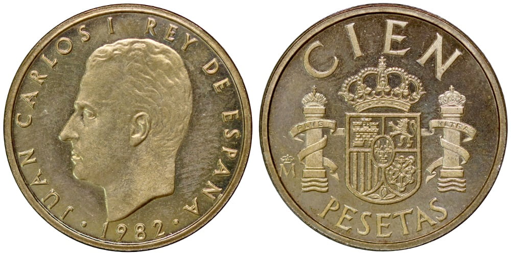 JUAN CARLOS I 100 PESETAS 1982