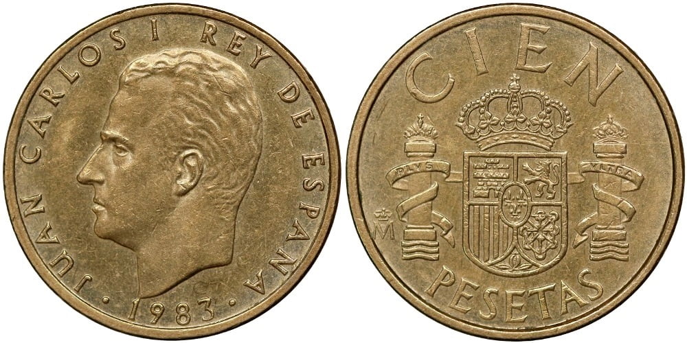JUAN CARLOS I 100 PESETAS 1983