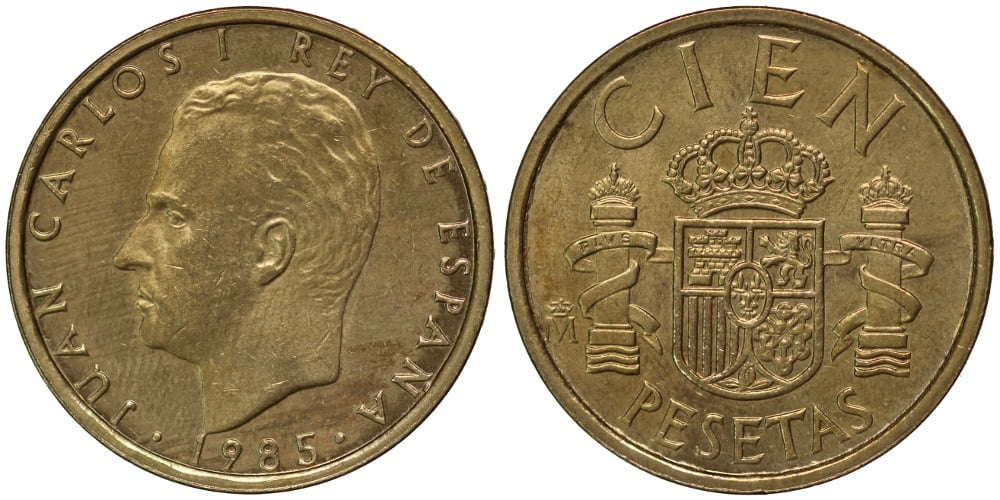 JUAN CARLOS I 100 PESETAS 1985
