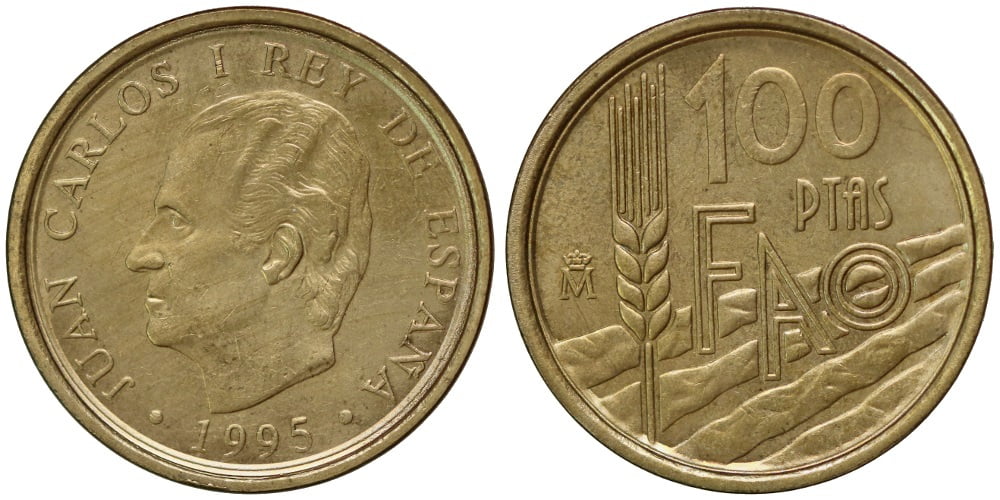 JUAN CARLOS I 100 PESETAS 1995