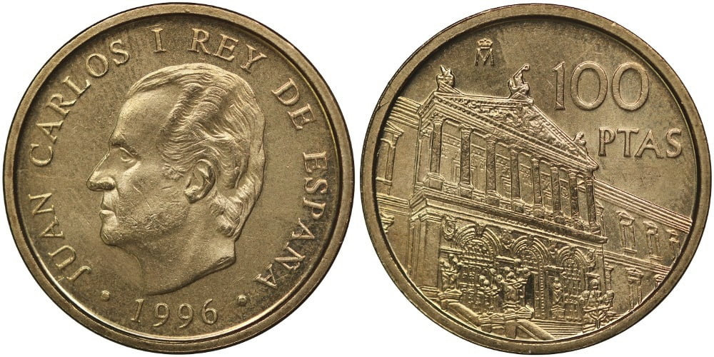 JUAN CARLOS I 100 PESETAS 1996