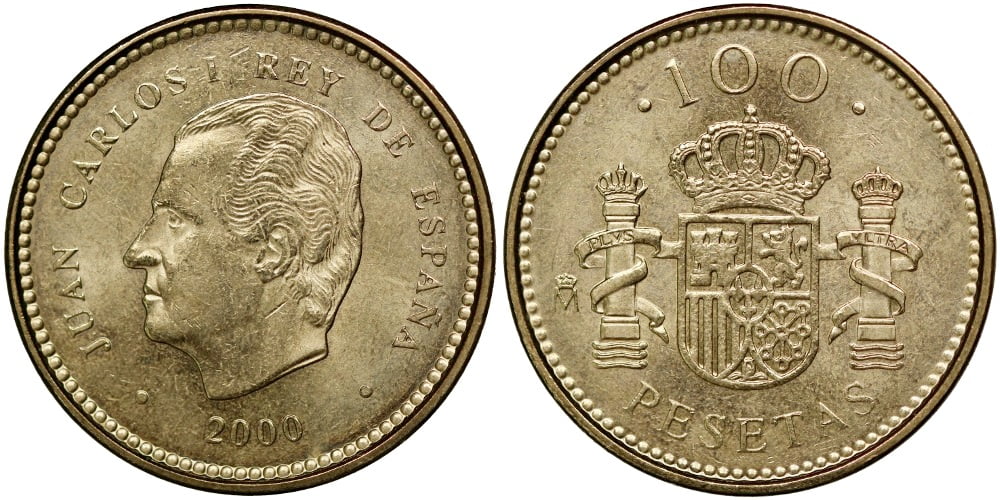 JUAN CARLOS I 100 PESETAS 2000