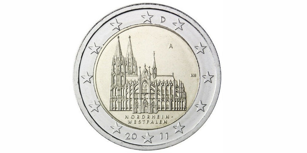 2 EUROS ALEMANIA 2011 CATEDRAL DE COLONIA
